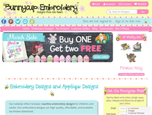 Tablet Screenshot of bunnycup.com
